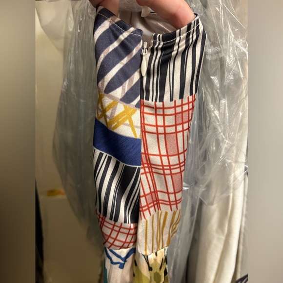 Made in India- eisha desion-? MultiColor sleeveless pleated- size 18W - Picture 8 of 11